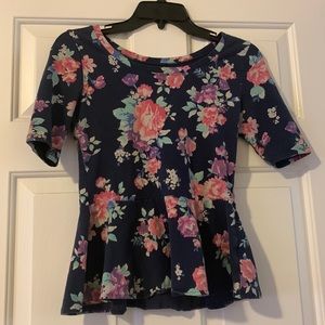 A floral shirt